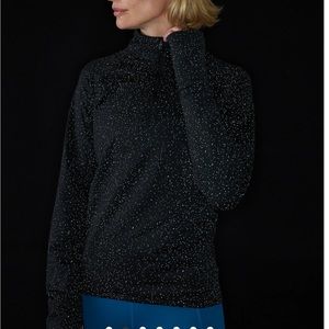 Athleta WHISTLER HALF ZIP - reflective dot